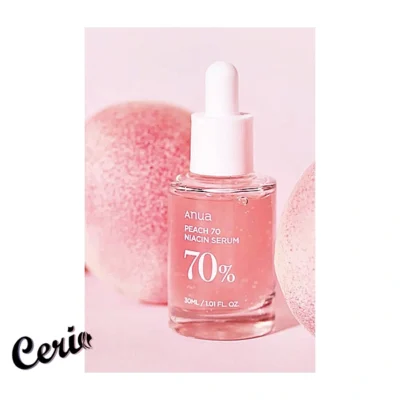 سرم آنوا Peach 70% + Niacin روشن کننده و آبرسان پوست