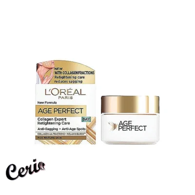 کرم روز ضد چروک لورآل Age Perfect Re-Hydrating