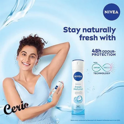 اسپری دئودورانت زنانه نیوا Fresh Natural