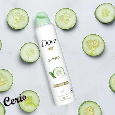 اسپری داو خیار Dove Go Fresh Cucumber & Green Tea