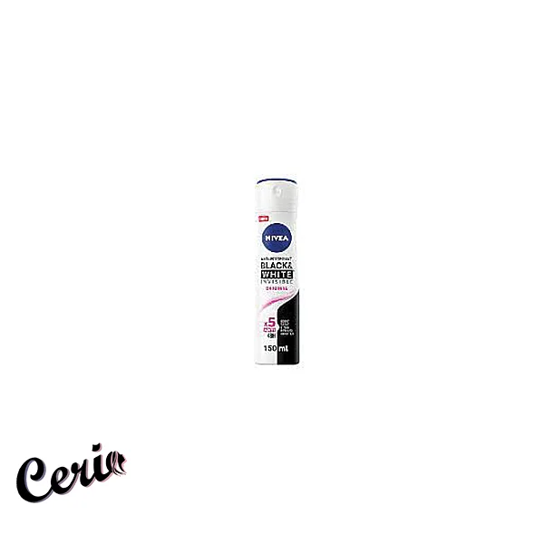 اسپری نیوا زنانه عرب نویس BLACK &WHITE2 اسپری ضد تعریق زنانه نیوا Black & White Invisible Clear