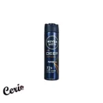 اسپری ضد تعریق مردانه نیوا DEEP DARKWOOD NIVEA MEN با رایحه چوبی