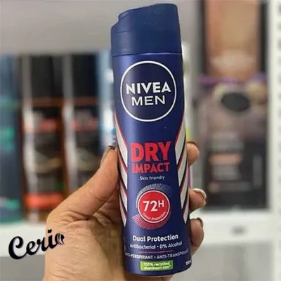 اسپری ضد تعریق مردانه نیوا درای ایمپکت NIVEA MEN Dry Impact