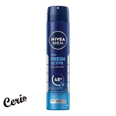 اسپری دئودورانت مردانه نیوا فرش اکتیو NIVEA MEN Fresh Active