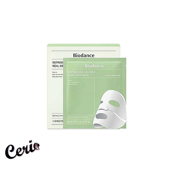 بایودنس سبز ماسک بایودنس سبز Refreshing Sea Kelp Real Deep Mask