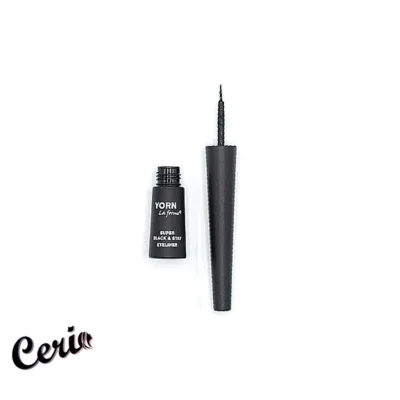 خط چشم سوپر بلک مویی یورن YORN Super Black & Stay Eyeliner مشکی
