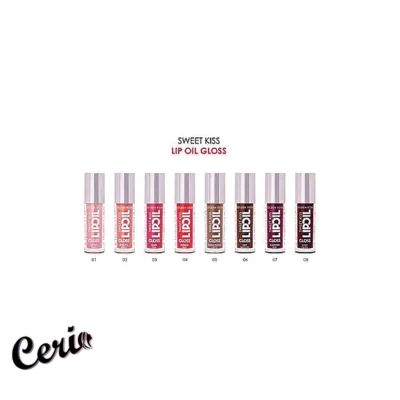 روغن لب گلدن رز 01 Golden Rose Sweet Kiss Lip Oil Gloss