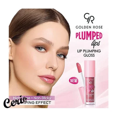 رژ لب مایع حجم‌دهنده گلدن رز 202 Golden Rose Plumped Lips