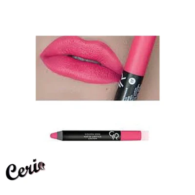 رژ مدادی کرایون گلدن رز 17 Golden Rose Matte Lipstick Crayon 17