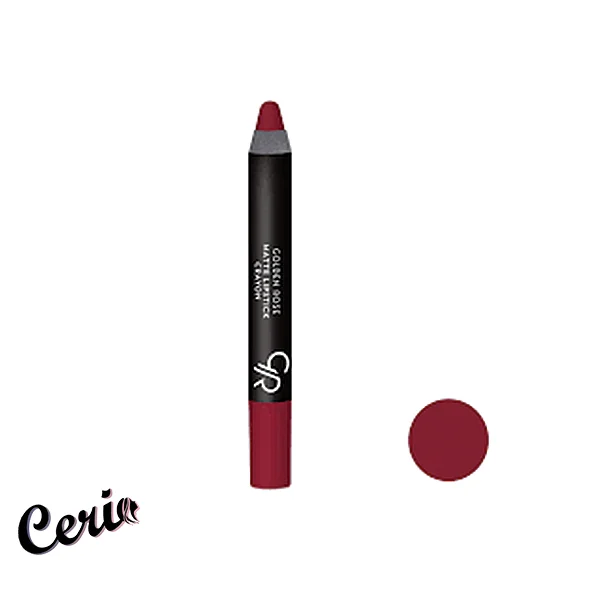 رژ مدادی کرایون گلدن رز 20 رژ مدادی کرایون گلدن رز 20 Golden Rose Matte Lipstick Crayon 20