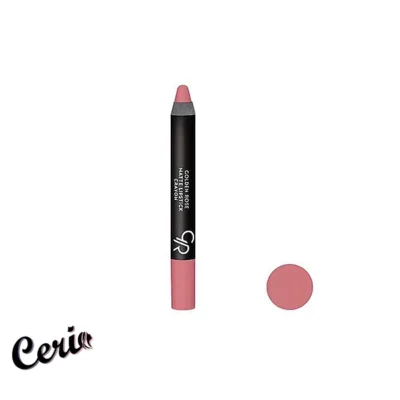 رژ مدادی کرایون گلدن رز 23 Golden Rose Matte Lipstick Crayon