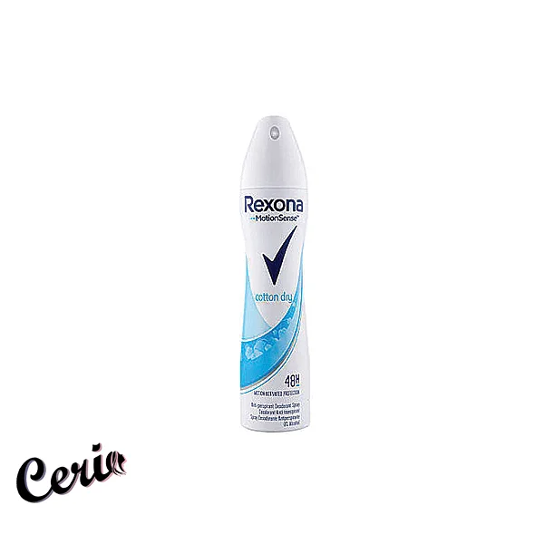 رکسونا زنانه COTTON DRY اسپری رکسونا زنانه COTTON DRY Rexona Women Cotton Dry Spray