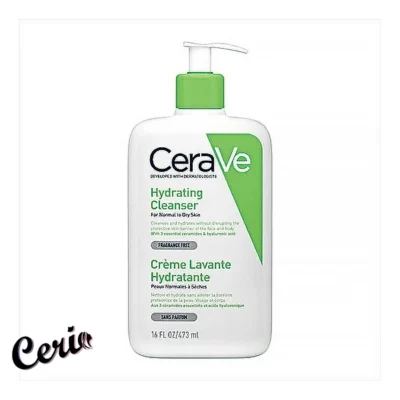 ژل شستشوی آبرسان سراوی Hydrating Cleanser حجم 473 میل