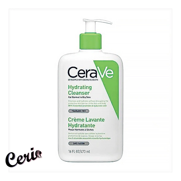 سراوی hydrating cleanser حجم 473 میل2 ژل شستشوی آبرسان سراوی Hydrating Cleanser حجم 473 میل