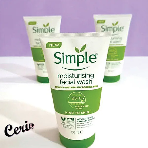 سیمپل moisturising فیس واش سیمپل Moisturising Simple Kind to Skin