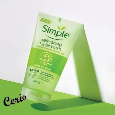 ژل شستشوی صورت سیمپل Refreshing Simple Refreshing Facial Gel Wash