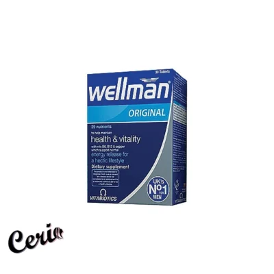 قرص ولمن مردانه Wellman Original مولتی ویتامین تخصصی آقایان