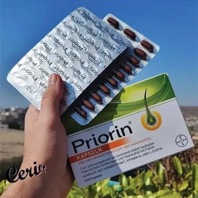 پریورین 120 عددی مکمل تقویت و کاهش ریزش مو اصل