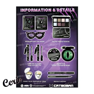 کالکشن کت وومن Cat Woman Collection ست کامل لوازم آرایشی فانتزی