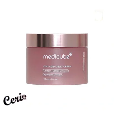 کرم کاسه‌ای صورتی مدیکیوب Medicube Collagen Niacinamide Jelly Cream