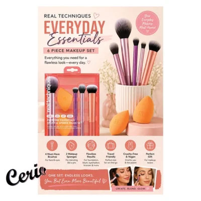 براش ریل تکنیک 5 تکه 04183 Real Techniques Everyday Essentials Brush Set