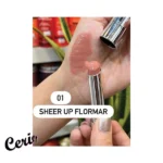 رژ شیرآپ فلورمار شماره 001 هارمونی Flormar Sheer Up Lipstick 001 Harmony
