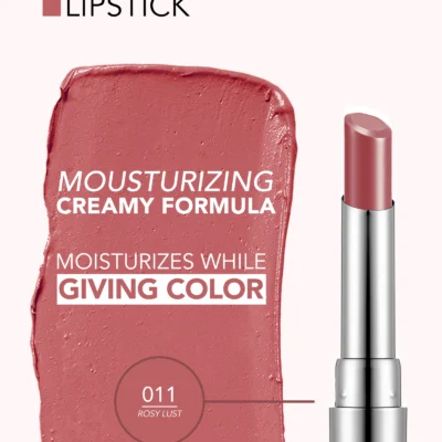 رژ شیرآپ فلورمار شماره 011 Rosy Lust مدل Flormar Sheer Up Lipstick