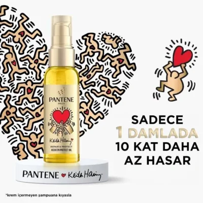 سرم پانتن کراتین اویل Pantene Pro-V Keratin Protect Hair Oil