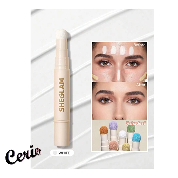 کانسیلر رنگی سفید شیگلم SHEGLAM Like Magic Color Correcting Concealer White کانسیلر رنگی سفید شیگلم SHEGLAM Like Magic Color Correcting Concealer White